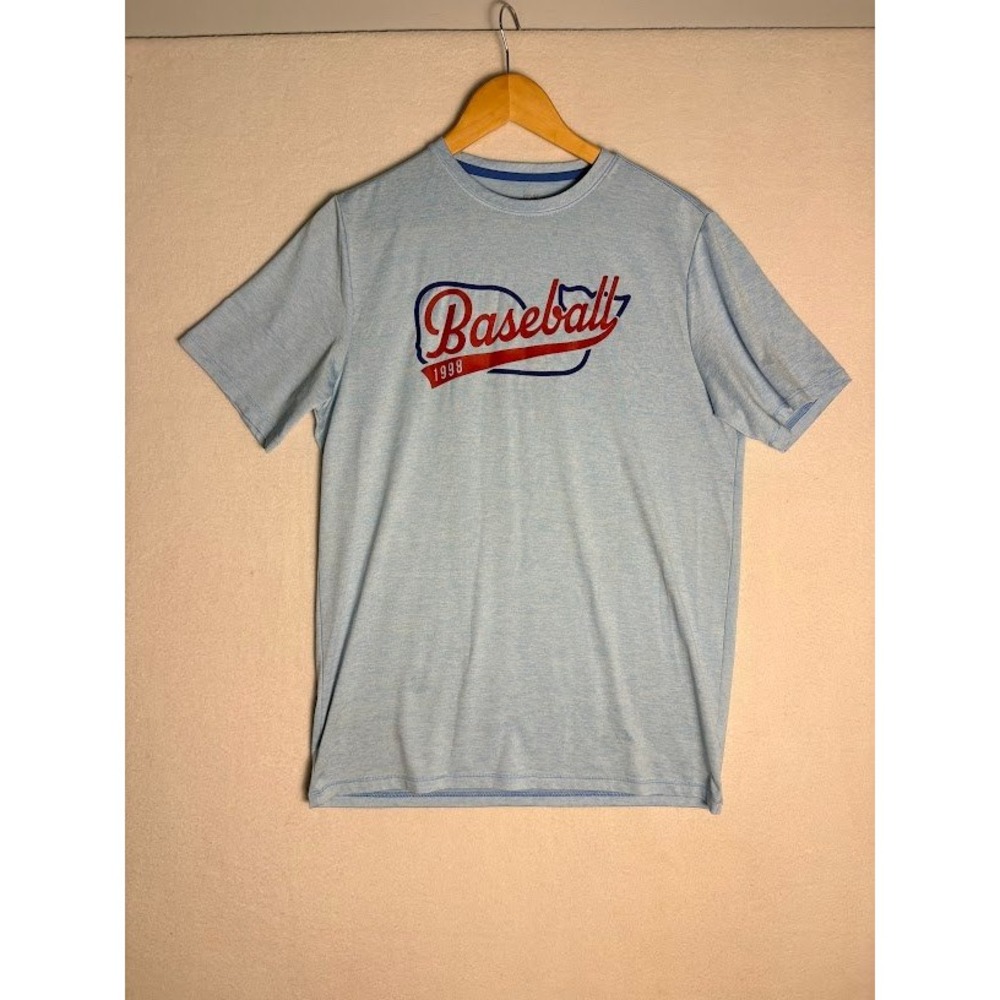 Vineyard Vines Baseball Performance Shirt Kids XL Blue Short Sleeve Graphic Tee